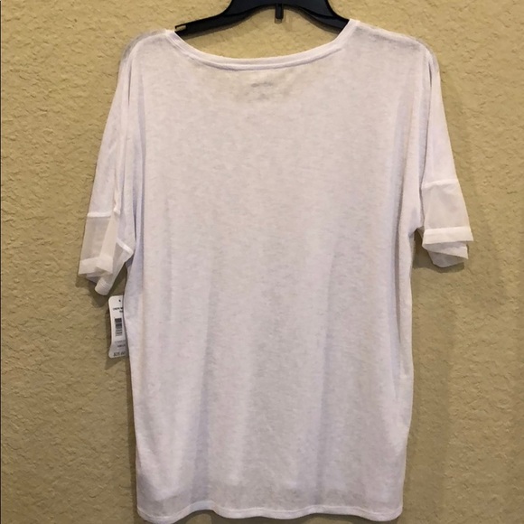 NWT Cascade Sport L Crepe Wedge Tee - Picture 2 of 7